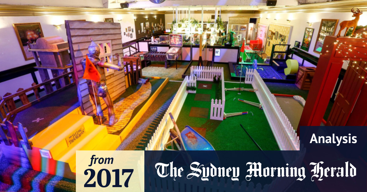 Holey Moley golf arrives at the Cross